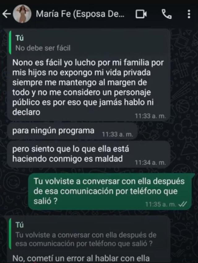 María Fe Saldaña contra 'prima' de Josimar.   