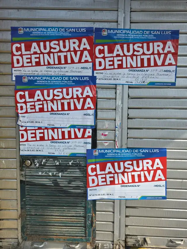 La Municipalidad de San Luis clausuró el local de la cancha tras los asesinatos, alegando el incumplimiento de una clausura temporal impuesta previamente. Foto: Royce Rodríguez / La República.   