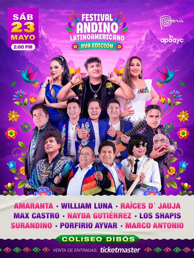 Las entradas para el concierto con lo mejor de la música nacional ya están disponibles en Ticketmaster. Foto: difusión