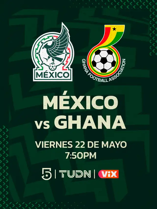 Canal para ver el amistos México vs Ghana. Foto: TUDN Canal para ver el amistos México vs Ghana. Foto: TUDN