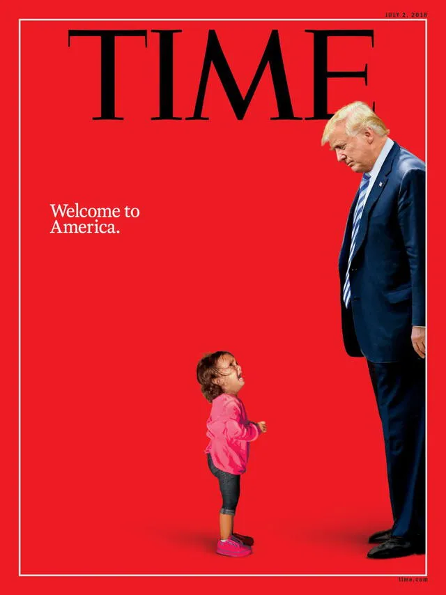 Portada verdadera del Time del 2 de julio de 2018. FOTO: Repositorio TheVault.