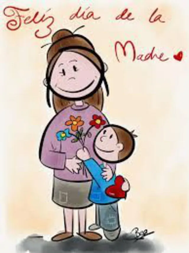 Poemas e imágenes animadas por el Día de la Madre 2022. Foto: Pinterest