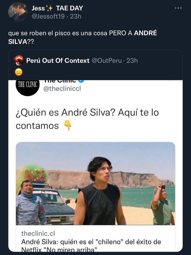 Redes reaccionan a André Silva identificado como "chileno". Foto: captura de Twitter