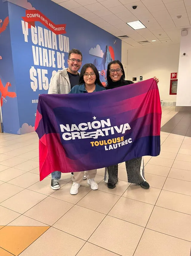  Almendra Nizama antes de su viaje a Estados Unidos. Foto: difusión.   