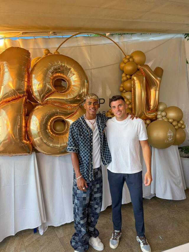Lamine Yamal en su fiesta de cumpleaños número 18. Foto: La Ciutat Lamine Yamal en su fiesta de cumpleaños número 18. Foto: La Ciutat