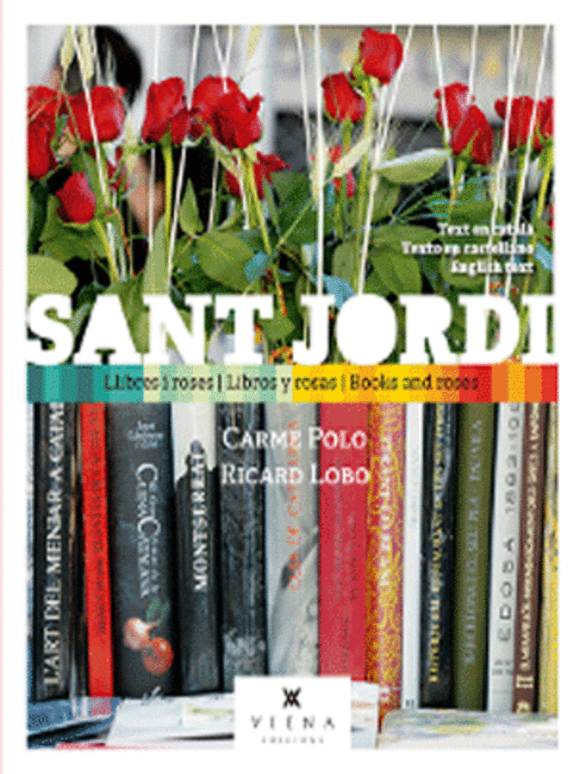 Portada del libro Sant Jordi. Libros y rosas.