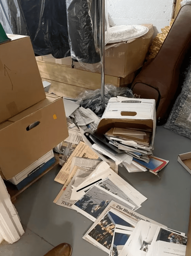  Documentos hallados en la residencia de Trump de Mar-a-Lago. Foto: Infobae/Departamento de Justicia<br>    