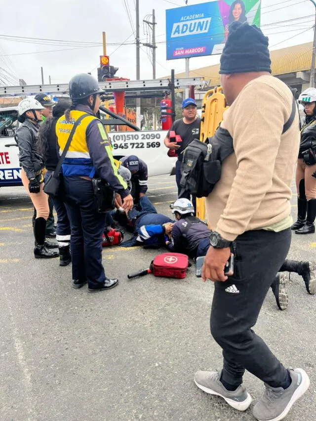  Fiscalizador de la ATU atropellado. Foto: difusión.   