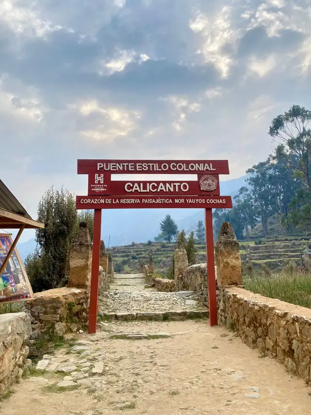 Puente de Huancaya. Foto: LR Puente de Huancaya. Foto: LR