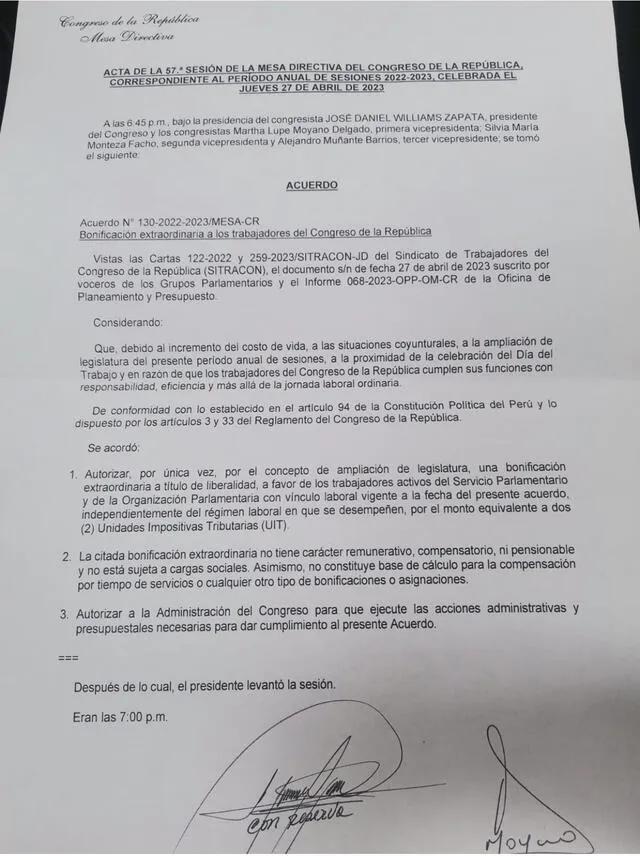  Acuerdo fue tomado por la Mesa Directiva mientras el pleno estaba en receso. Foto: Twitter/Martín Hidalgo  