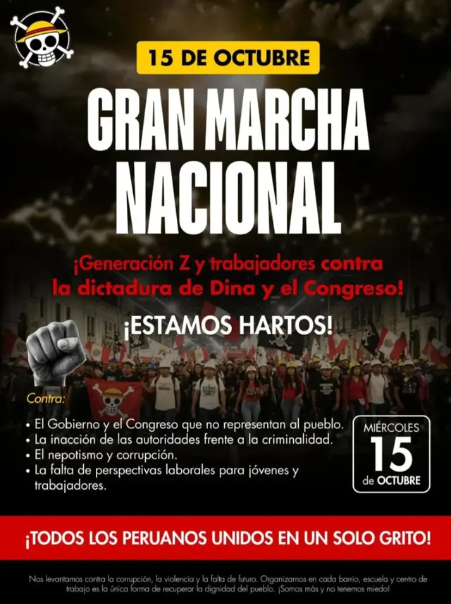 Marcha 15 de octubre | paro nacional 