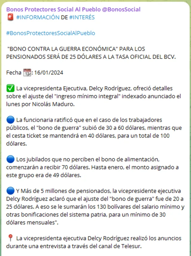 Pago Pensionados IVSS 2024: ¿cuál será el nuevo monto que recibirán en 2024? | IVSS pensionados | Pago de la Pensión IVSS 2024 | IVSS cuenta individual | IVSS cotizaciones | pensionados consulta por cédula | seguro social