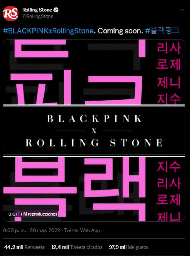 blackpink, rolling stone, kpop