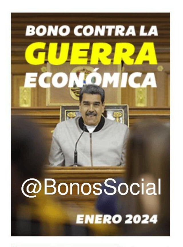 COBRA HOY nuevo bono enero 2024 de 56 dólares mediante Sistema Patria | bono de guerra | bonos de la patria | Nicolás Maduro | bono para jubilados | carnet de la patria