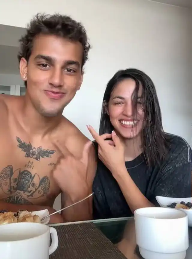  Según compartió Javier Meneses, Sirena Ortiz es su enamorada y comenzaron a salir desde finales de 2025. Foto: composición LR/Facebook   