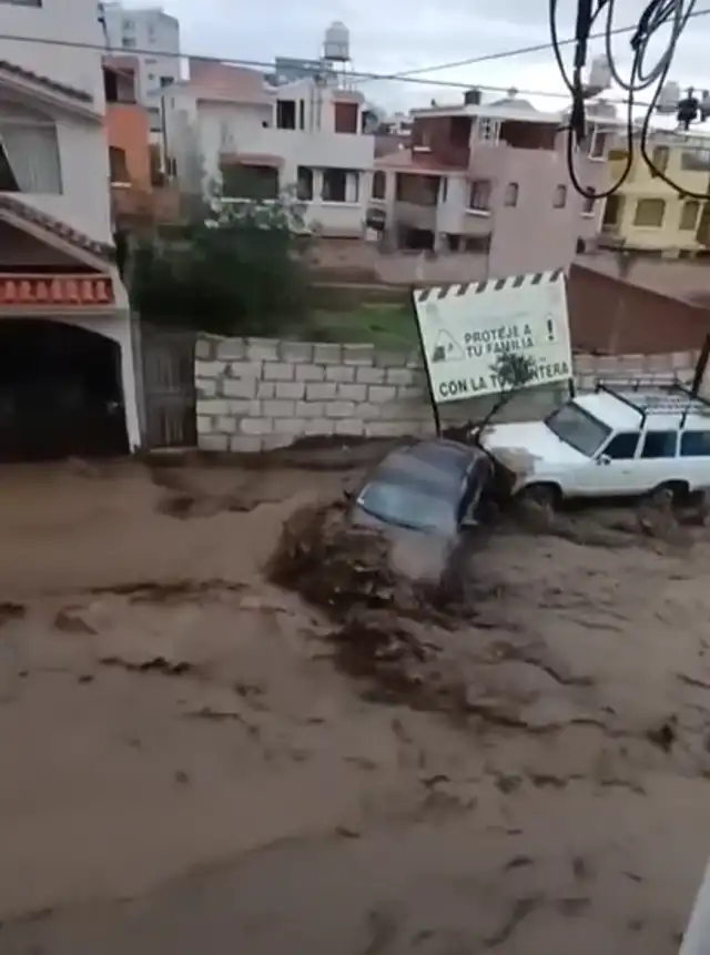 Localidades afectadas por la activación de las quebradas Chullo y Los Incas. Foto: Difusión   
