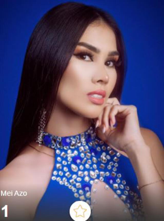 Miss Perú 2021: Mei Azo. Foto: captura Miss Perú