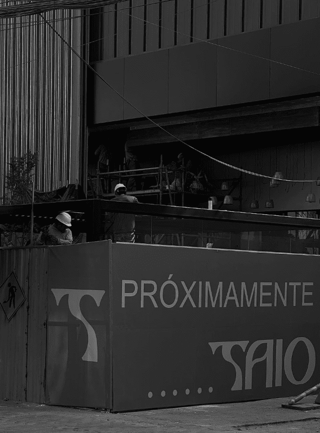  Hugo García mostró cómo fue el proceso de edificación de su restaurante. Foto: Taio/Instagram   
