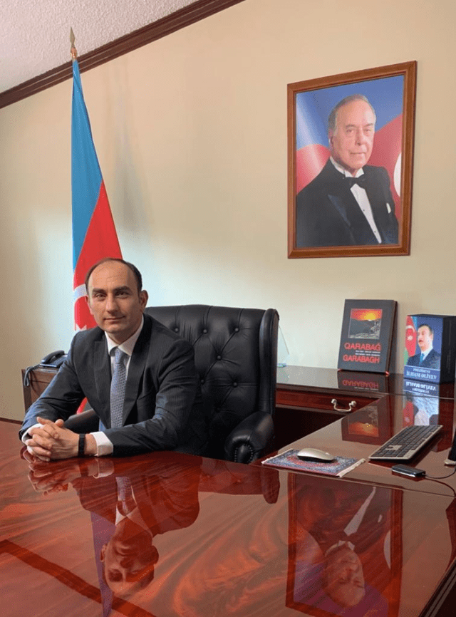 "Azerbaiyán considera el conflicto terminado", contó a La República el embajador azerbaiyano Mammad Talibov. Foto: Embajada de Azerbaiyán en Perú