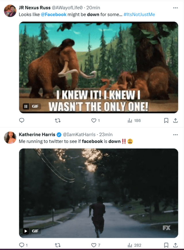  Usuarios de Facebook expresaron su malestar en X.   