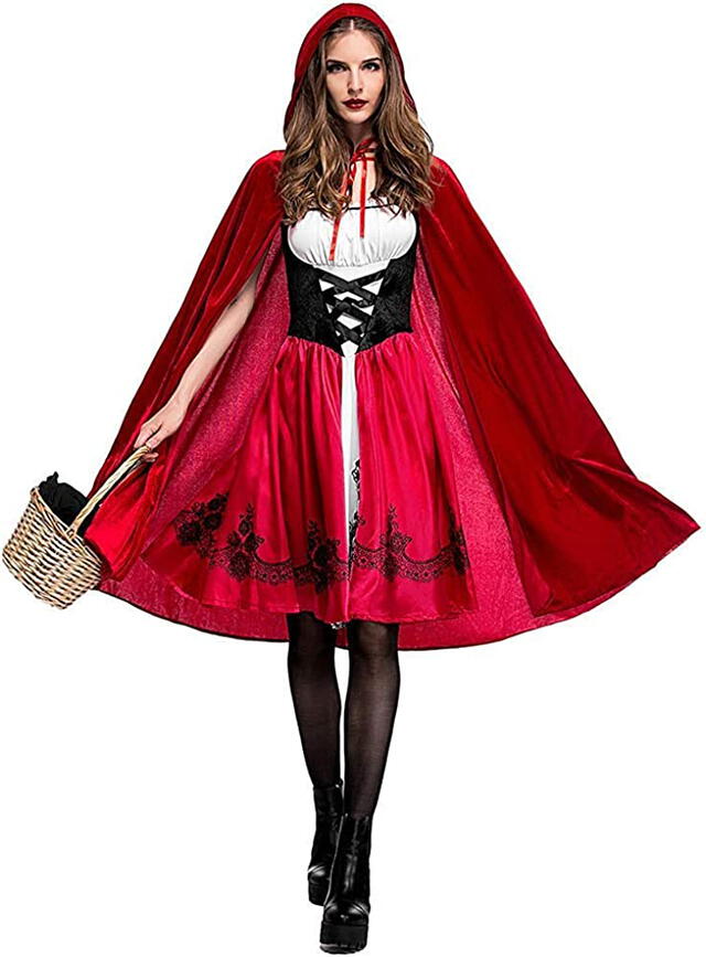 El disfraz de Caperucita roja es uno de los preferidos en Halloween.