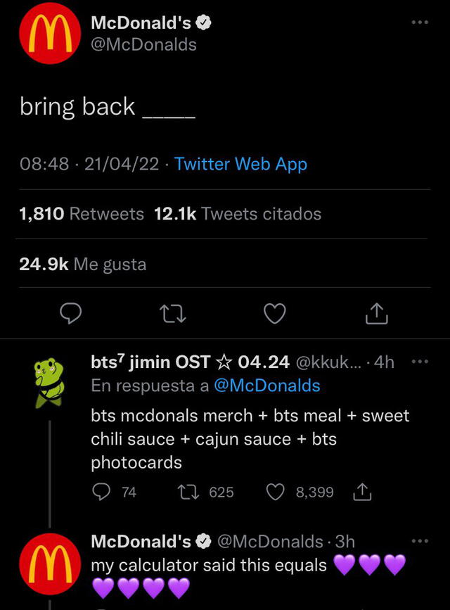 BTS Meal, McDonald's, 2022