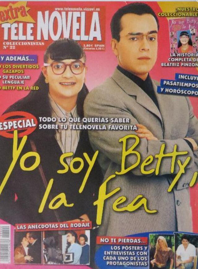 Revisa española lanzó años atrás un especial sobre Betty, la fea - Crédito: Tele Novela