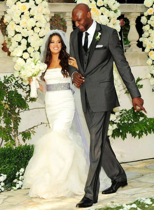 Khloé Kardashian y Lamar Odom se casaron en 2009. Foto: US Weekly