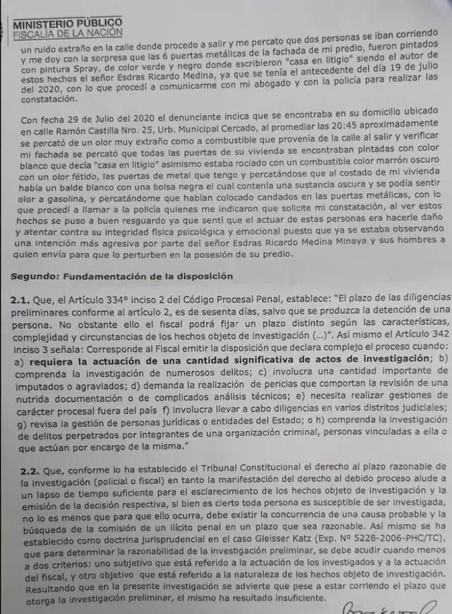 Denuncia de León Pachecca Morocco de ataques presuntamente dirigidos por Esdras Ricardo Medina. Foto: captura/Wayka