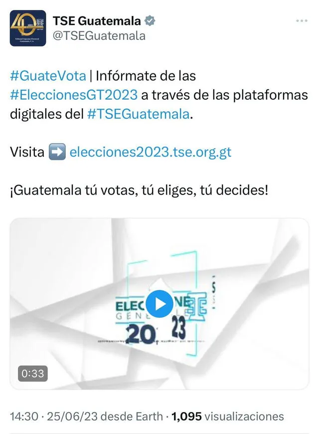 TSE Resultados Elecciones Guatemala 2023 dónde puedo ver los