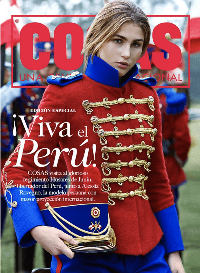 Alessia Rovegno fue la portada en la revista Cosas en 2018. Foto: Revista Cosas/captura