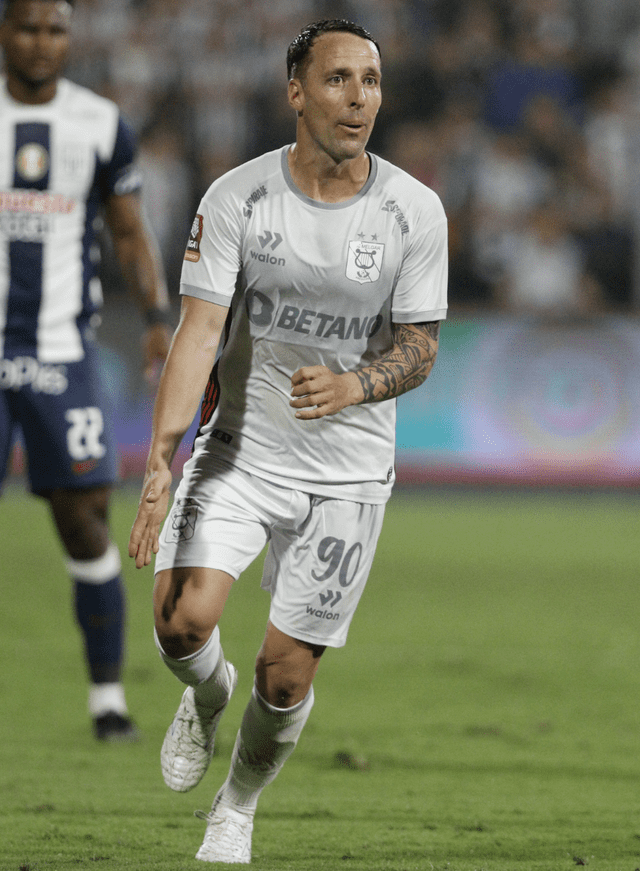 Pablo Lavandeira llegó a Melgar de Arequipa a mediados del 2023 tras su paso por Alianza Lima. Foto: Liga 1   