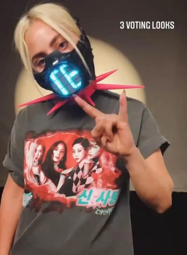 Lady Gaga en Reels de Instagram. Foto: vía Twitter
