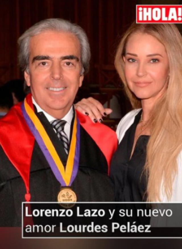 Lorenzo Lazo y Lourdes Peláez. Foto: ¡Hola!