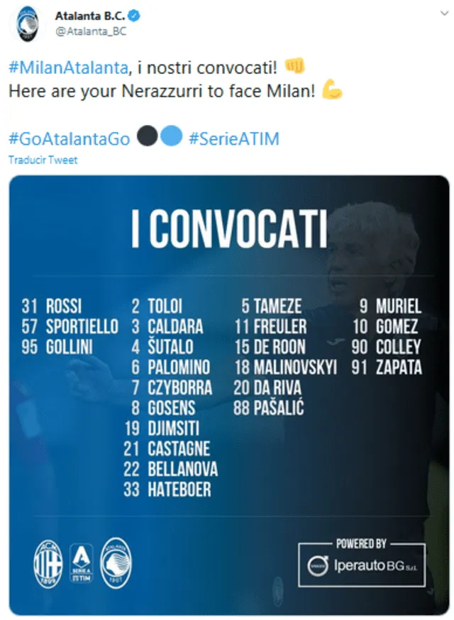 AC Milan vs Atalanta: antesala