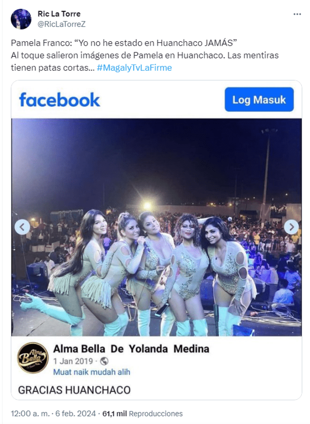 Alma Bella de Yolanda Medina estuvo en Huanchaco en el año 2019. Foto: captura de Ric La Torre   