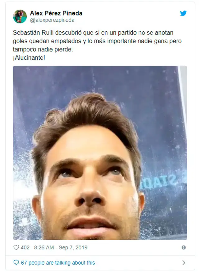 Captura de Twitter