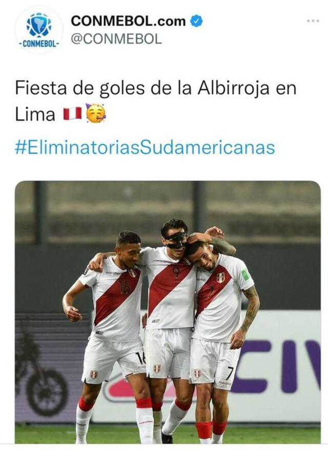 El sorprendente blooper que cometió la Conmebol tras el Perú vs. Bolivia