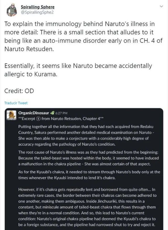 Naruto: esta es la enfermedad del Séptimo Hokage