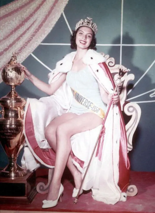 Gladys Zender Miss Universo 1957. Foto: Pinterest