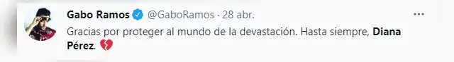 Gabo Ramos. Foto: Twitter