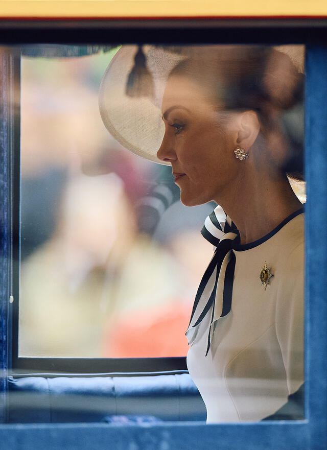  La princesa de Gales apareció en público un día después de revelar cómo se siente por redes sociales. Foto: AFP<br>    
