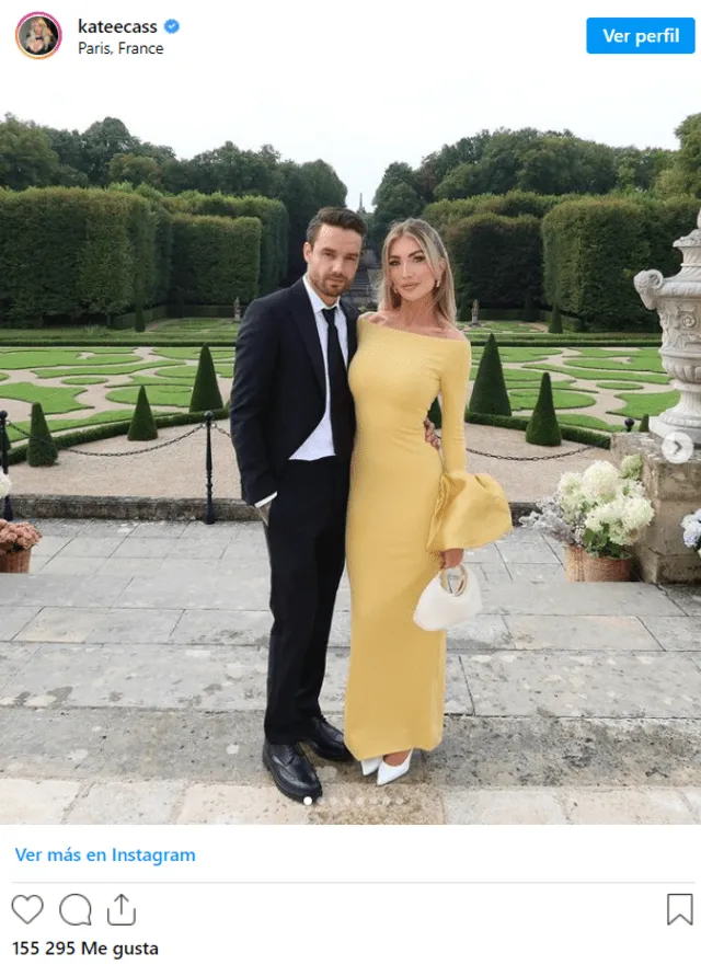 Kate Cassidy compartía fotos junto a Liam Payne en sus redes sociales. Foto: Instagram   