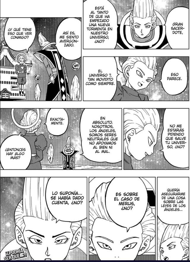 Dragon Ball Super manga 54 y la conversación sobre Merus