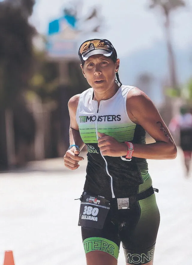  Runner. Giuliana Fatule ha competido en varios Ironman alrededor del mundo. Foto: difusión.   