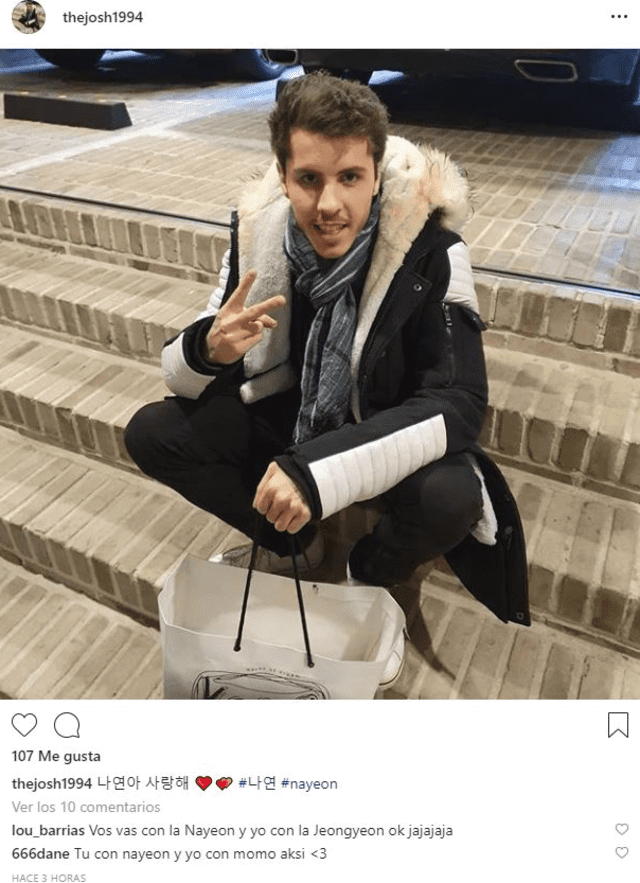 El acosador de Nayeon le mandó un mensaje a través de Instagram.