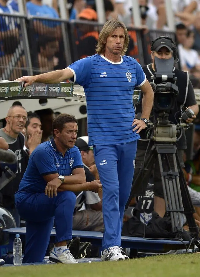  Ricardo Gareca fue entrenador de Vélez en los periodos 2009-2013 y durante el 2023. Foto AFP    