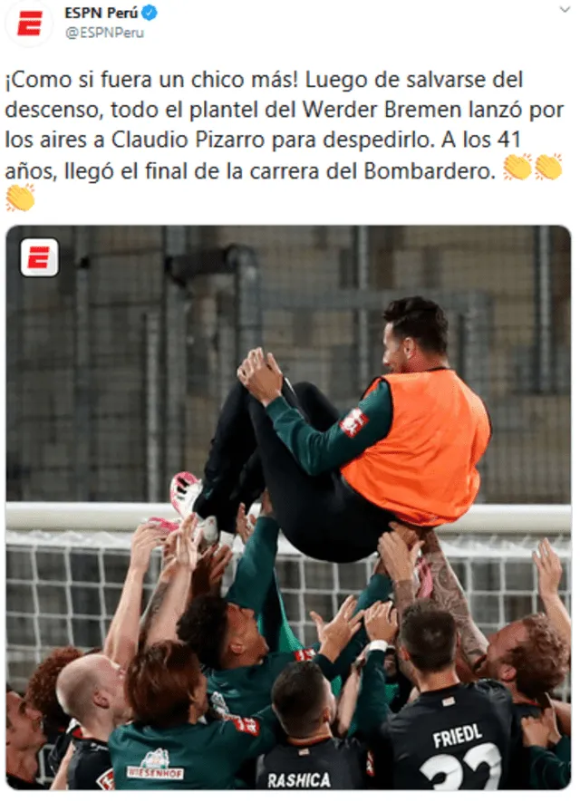 Claudio Pizarro: adiós