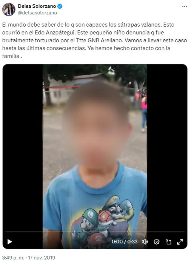  El video muestra un caso de 2019. Foto: captura en X / Delsa Solorzano.<br><br>    