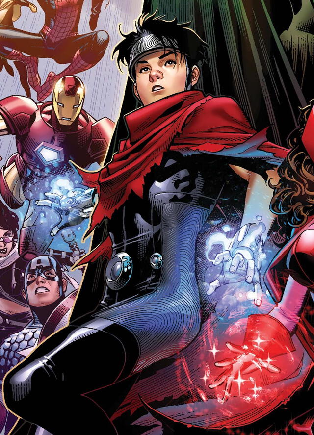personaje apareció por primera vez en Young Avengers # 1 (abril de 2005)